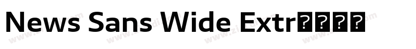 News Sans Wide Extr字体转换
